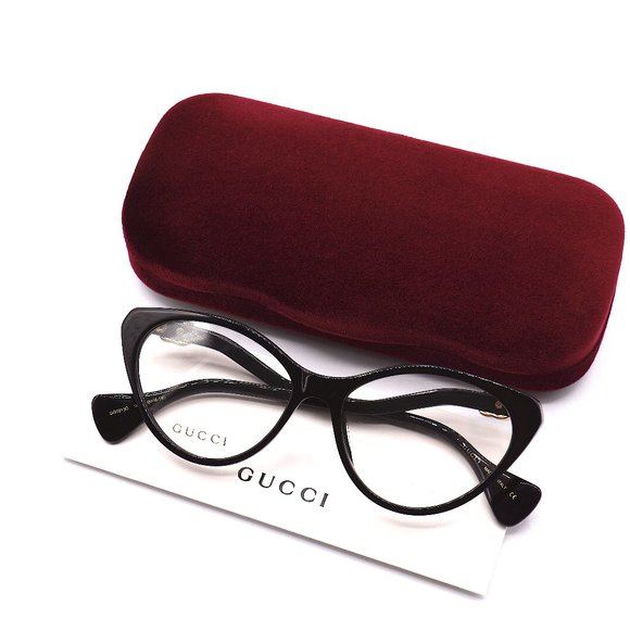 NEW GUCCI GG1013O 001 BLACK AUTHENTIC EYEGLASSES FRAME - Picture 10 of 11